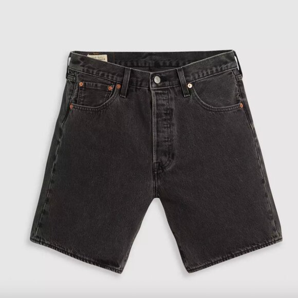 NWT! Men's Levi's Charcoal Denim Jean Night Sunshine 501 Shorts Size 32 - Picture 4 of 13